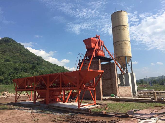 Yunnan JS1000 mixing plant